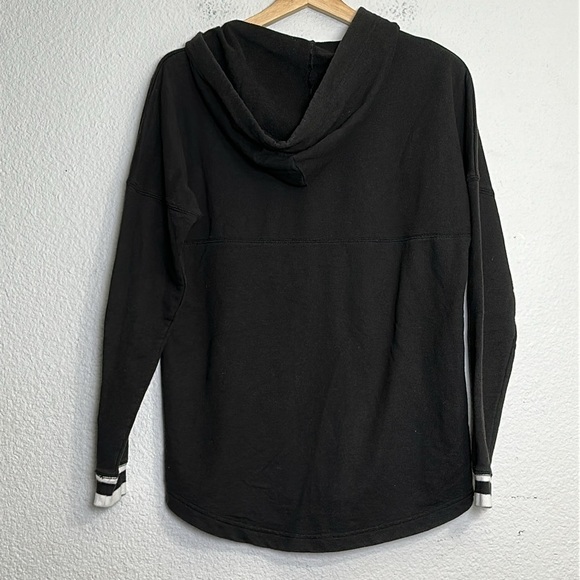 No Boundaries Women’s Size Small Black Hooded Long Sleeve Skull - Picture 3 of 6